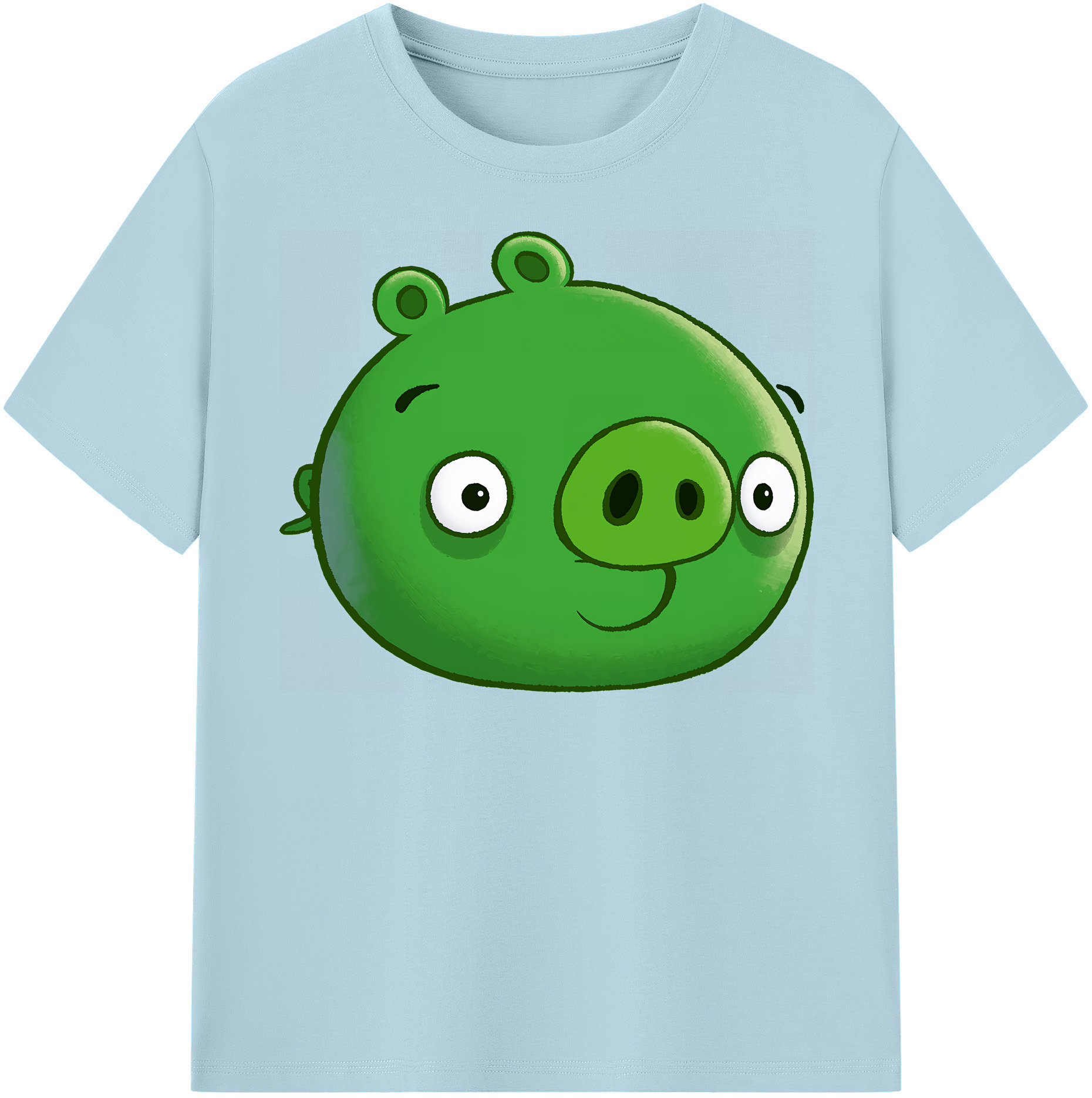 （画像用） Angry Birds アングリーバード 綿100％半袖Tシャツ（フロントプリント）